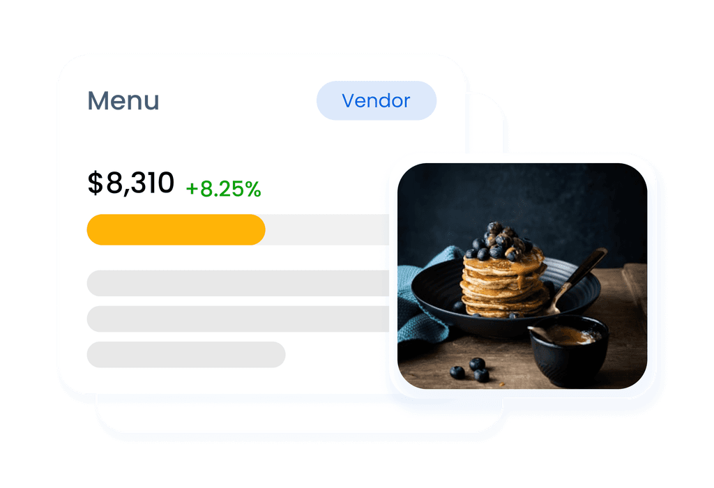 A UI component displaying merchandise sales, showing total sales of $89,000 and order statistics like +25k delivered.